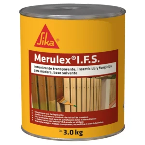 Merulex I.F.S Sika inmunizante insecticida y fungicida para madera base solvente 3KG