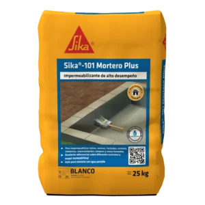 Sika-101 Mortero Plus gris recubrimiento impermeable para tanques y zonas humedas 25KG